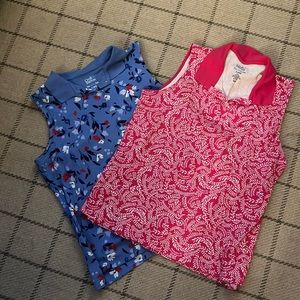 2 Sleeveless Croft and Barrow polos.